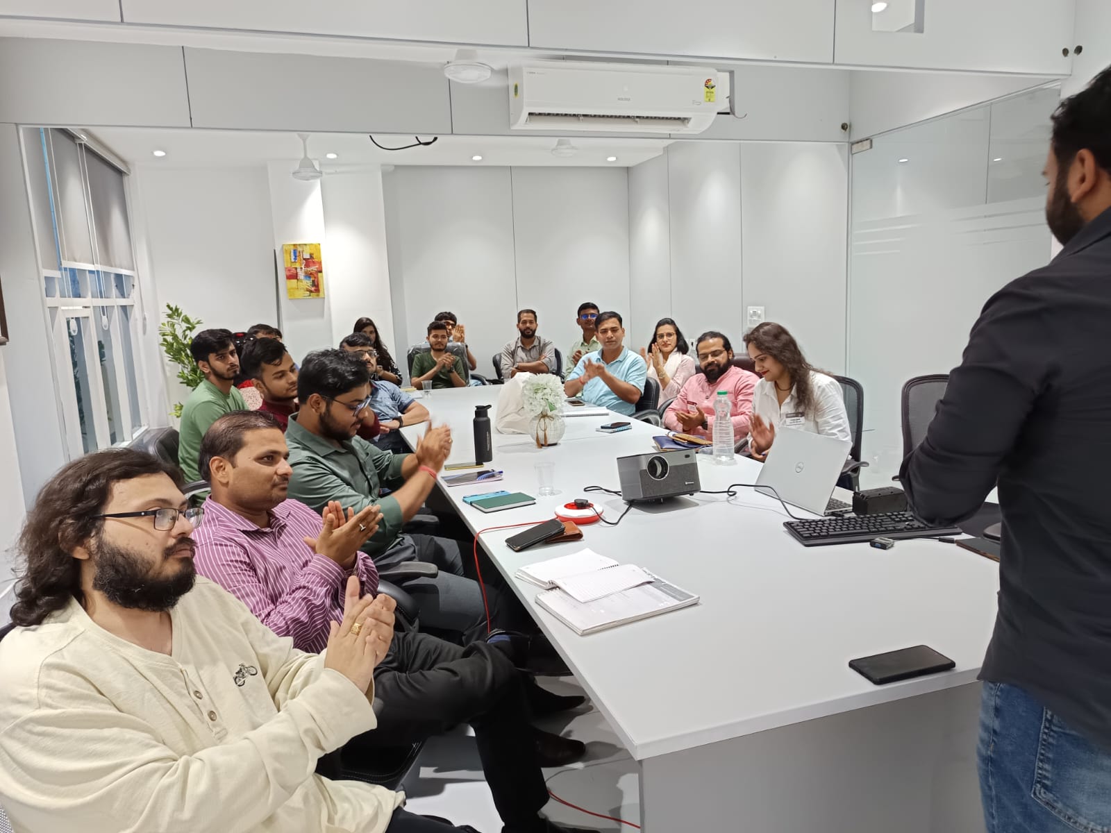 Ghaziabad Toastmasters members delivering speeches, engaging discussions, weekly meeting Indirapuram.